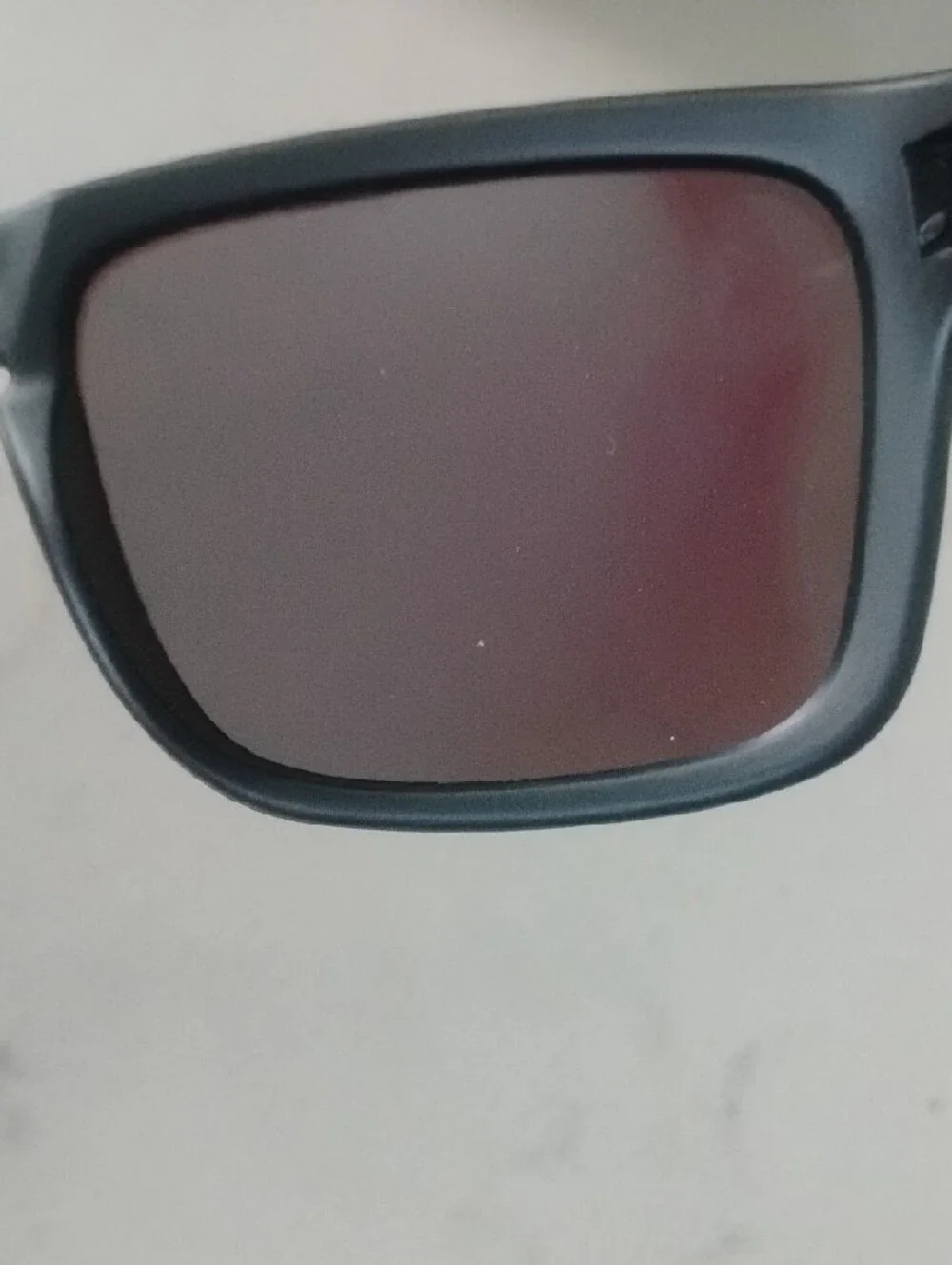 Oakley Matte Black Holbrook Sunglasses with Blue/Green Mirror Lenses